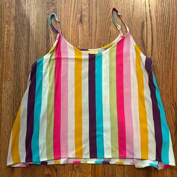 Striped Tank/Shorts Set, small - Picture 3 of 3